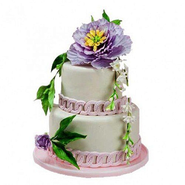 Торт Свадебный цветок купить - калуга.сладкоежкин.рф